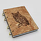 Notebook with wooden cover on rings. Notebooks. semejnaya-masterskaya-bambuk. Online shopping on My Livemaster.  Фото №2