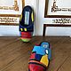 Clogs: Flip-flops, Slippers in the style of Malevich. Crogs. Clothing from Nadezhda. My Livemaster. Фото №6