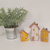 Для дома и интерьера handmade. Livemaster - original item A set of houses cute village tree. Handmade.