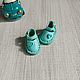 Sandals for doll ob11 color - mint 18mm. Clothes for dolls. Olga Safonova. My Livemaster. Фото №5