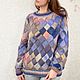 Свитер вязаный "Закат над морем" джемпер вязаный. Свитеры. SoulArt knit. Интернет-магазин Ярмарка Мастеров.  Фото №2