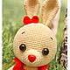 Зайка Шерин. Амигуруми куклы и игрушки. Handmade Zone Annette. Ярмарка Мастеров.  Фото №6