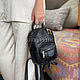 Backpack from Python. Backpacks. exotiqpython. Online shopping on My Livemaster.  Фото №2