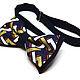 Bow tie blue with gold and red. Ties. Super Bow Ties. My Livemaster. Фото №4
