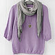 Lavender blouse made of 100% linen. Blouses. etnoart (etnoart). My Livemaster. Фото №4