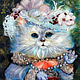 Painting of wool Cat-lady, Pictures, Narva,  Фото №1