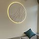 Round illuminated painting. White panel made of fabric. Panels. larisa-chigirina (larisa-chigirina). Online shopping on My Livemaster.  Фото №2