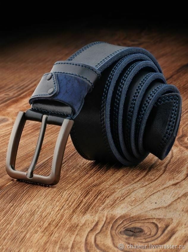 Ремень мужской из натуральной кожи в интернет-магазине Ярмарка Мастеров ...