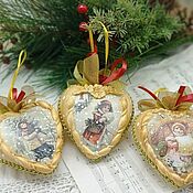 Сувениры и подарки handmade. Livemaster - original item Christmas tree toys New Year souvenirs vintage. Handmade.