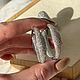 Серьги конго из серебра. Серьги-кольца. silver-store. Интернет-магазин Ярмарка Мастеров.  Фото №2