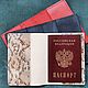 Passport cover genuine leather, Passport cover, St. Petersburg,  Фото №1