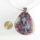 From the fairy tale flying-pendant with lacquer miniature painting. Pendants. lacquer miniature. My Livemaster. Фото №4
