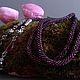 Лариат из бисера "Сочная ежевика". Лариаты. HANDMADE  ZOYA_JEWERLI. Ярмарка Мастеров.  Фото №6