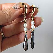 Украшения handmade. Livemaster - original item Earrings .   pearls. Handmade.