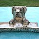 Винтаж: Старинная скульптура тарелочка карандашица Chien бронза Франция. Скульптуры винтажные. Антиквариат и винтаж из Франции. Ярмарка Мастеров.  Фото №5