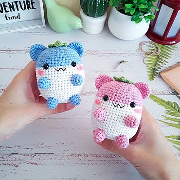 Куклы и игрушки ручной работы. Ярмарка Мастеров - ручная работа Парные хомячки. Handmade.