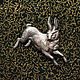Брошь "The hare". Брошь-булавка. Saimon. Ярмарка Мастеров.  Фото №4
