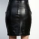 Order Pencil leather skirt with two pockets. Lollypie - Modiste Cat. Livemaster. . Skirts Фото №3