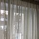 100% linen tulle ' wide ivory Stripe'. Curtains1. Linen fantasy. My Livemaster. Фото №6