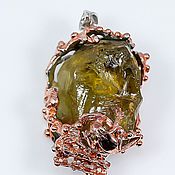 Nocturne ring with natural citrine 20 carats