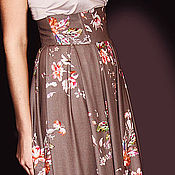 Одежда handmade. Livemaster - original item Long skirt with pleats