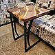 Подарок девушке стол придиванный прикроватный в стиле лофт из дерева. Столы. Деревянная посуда от 'ГРАНАТ-МК' (tvorcheskay-masterskaya-granat-mk). Интернет-магазин Ярмарка Мастеров.  Фото №2