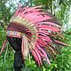 Bohemian Indian Headdress, Native American Warbonnet. Kits for photo shoots. Indian Headdress Co. Интернет-магазин Ярмарка Мастеров.  Фото №2