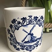 Винтаж handmade. Livemaster - original item Porcelain cup 