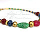 Order Beads India with emeralds, sapphires and rubies, brass, blue raspberry. Ritasdreams (ritasdreams). Livemaster. . Necklace Фото №3