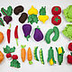 Order Vegetables 14 pcs. fleece for the game. Educational Toys. Livemaster. . Doll food Фото №3
