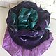 Scarf felted emerald-purple. Scarves. allenclave. Online shopping on My Livemaster.  Фото №2