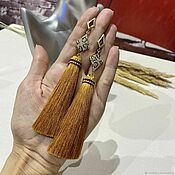 Асимметричные серьги и двойной браслет из Пирита
