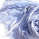 Grey Scarf stole 'Silver' made of 100% Batik silk. Wraps. Silk Batik Watercolor ..VikoBatik... Online shopping on My Livemaster.  Фото №2