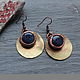 Серьги Синие С Лазуритом. Серьги классические. NadyaBriJewelry. Ярмарка Мастеров.  Фото №4
