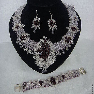 Украшения ручной работы. Ярмарка Мастеров - ручная работа Зимняя вишня. Handmade.