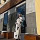 Шуба из эко меха под норку , принт здездочка ,шикарная,посадка отлична. Шубы. Татьяна | Женская одежда. Интернет-магазин Ярмарка Мастеров.  Фото №2