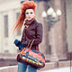 Заказать Саквояж  "Москва-Нью-Йорк". balagura BAG. Ярмарка Мастеров. . Саквояж Фото №3
