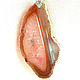 Large cut of bright red wavy agate with druze and geode. Pendant. AfricaForever. Online shopping on My Livemaster.  Фото №2