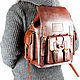 Leather backpack a Camel brown. Backpacks. Russian leather Guild. My Livemaster. Фото №6