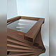 Заказать Дизайнерская тумба - светильник из дерева Twist. Geometric wood, Изделия из дерева. Ярмарка Мастеров. . Торшеры и напольные светильники Фото №3