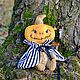 Pumpkin Jack. Handmade pumpkin for Halloween. Teddy Toys. Teddy bear& freands by Mirabe11a (Mirabe11a). Online shopping on My Livemaster.  Фото №2