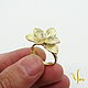 Sterling Silver Ring Orchid with Zircon, Rings, Yerevan,  Фото №1