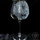 Order Leo. wine glass. ArtGraving. Livemaster. . Wine Glasses Фото №3