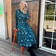 Заказать Платье-рубашка А-силуэт из вискозы EGGDRESS PINES. EGGDRESS (Eggdress). Ярмарка Мастеров. . Платья Фото №3