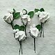 Order Wedding hairpins with Roses, hairstyle decoration. Olga-art-flower. Livemaster. . Hair Decoration Фото №3