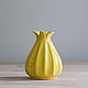 Vase 'Yellow Lemon M' 0,6 l, Vases, Vyazniki,  Фото №1