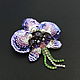 Brooch 'Orchid', Brooches, Ekaterinburg,  Фото №1