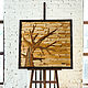 Картина из состаренного дерева "Осень", Картины, Москва,  Фото №1