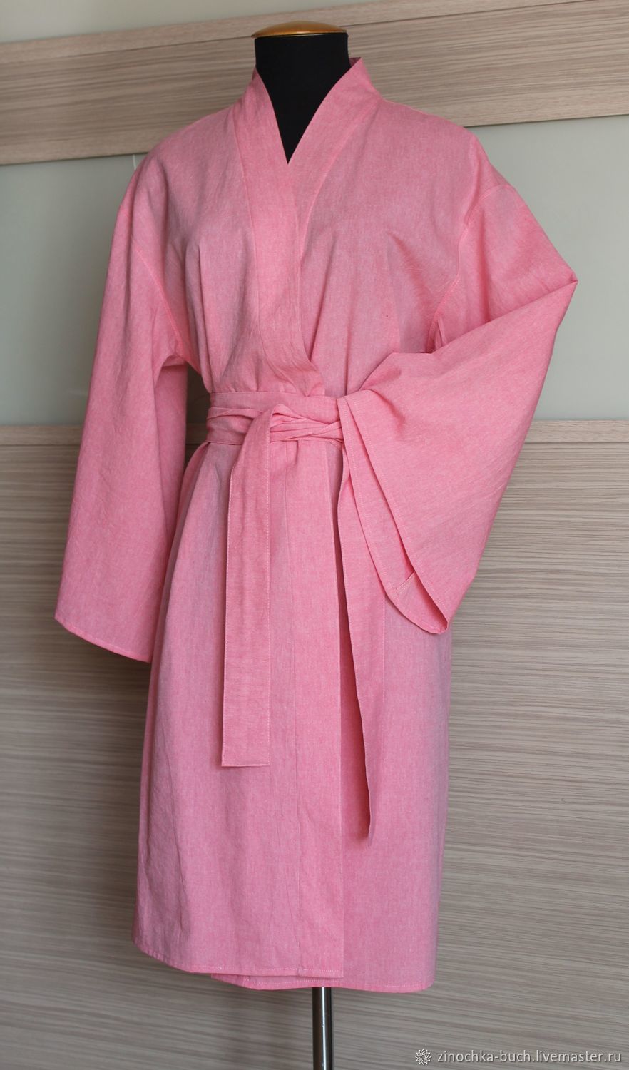 Халаты: Хлопковый женский халат-кимоно для дома,отдыха,пляжа Фламинго  купить в интернет-магазине Ярмарка Мастеров по цене 2200 ₽ – SZ43ERU |  Халаты, Челябинск - доставка по России