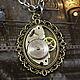 Steampunk 'Gear' pendant (watch movement chain, pendant), Subculture decorations, Saratov,  Фото №1